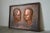 Original copper panel representing two women's faces. Handmade brassware work by an African artist. Art Deco Colonial...