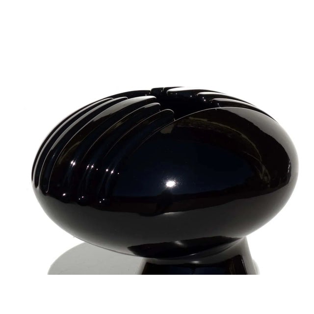 Italian Space Age Ceramic Vase by Enzo Bioli for Il Picchio, 1960s For Sale - Image 4 of 5