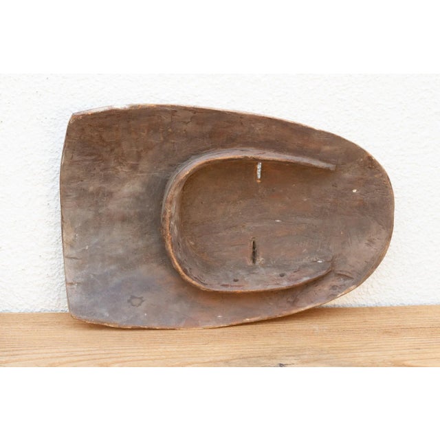 Weaver's Tale Carved Aged Mask For Sale - Image 9 of 10