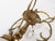 1960s 1960s Spanish Empire Style Cast Brass and Crystal Pendant Light For Sale - Image 5 of 10