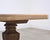 Country Italian Provincial Stripped Oak Trestle Dining Table 7 Ft For Sale - Image 17 of 18