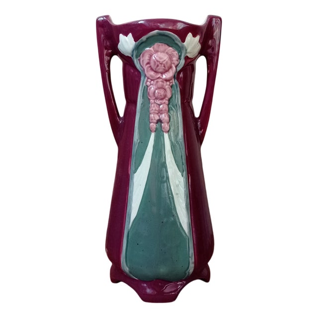 Art Nouveau Ceramic Vase, 1890s For Sale