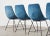 Blue Aster Dining Chairs by Augusto Bozzi for Saporiti, Italy, 1950s, Set of 6 For Sale - Image 8 of 13