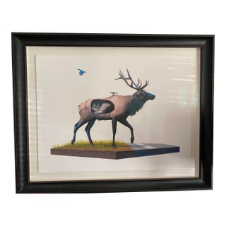 Custom Framed - Josh Keyes Incubate - Signed & Dated Limited Edition 39/50 For Sale