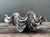 Vintage Metal Dipped Ruffle Clam Shell For Sale - Image 4 of 12
