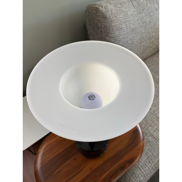 Mid 20th Century Tapio Wirkkala Rosenthal Studio Line Black Porcelain Table Lamp For Sale In San Diego - Image 6 of 9