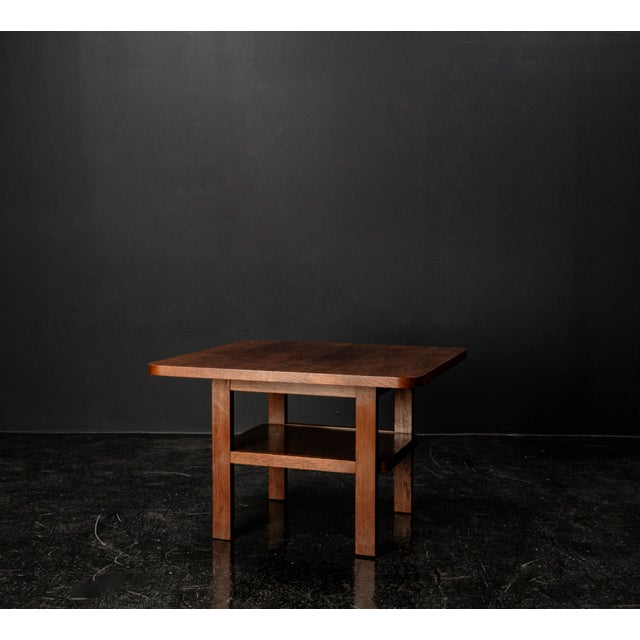 Wood Art Deco Table in Walnut by Bruno Paul for Veb Deutsche Werkstätten Hellerau, 1930s For Sale - Image 7 of 18