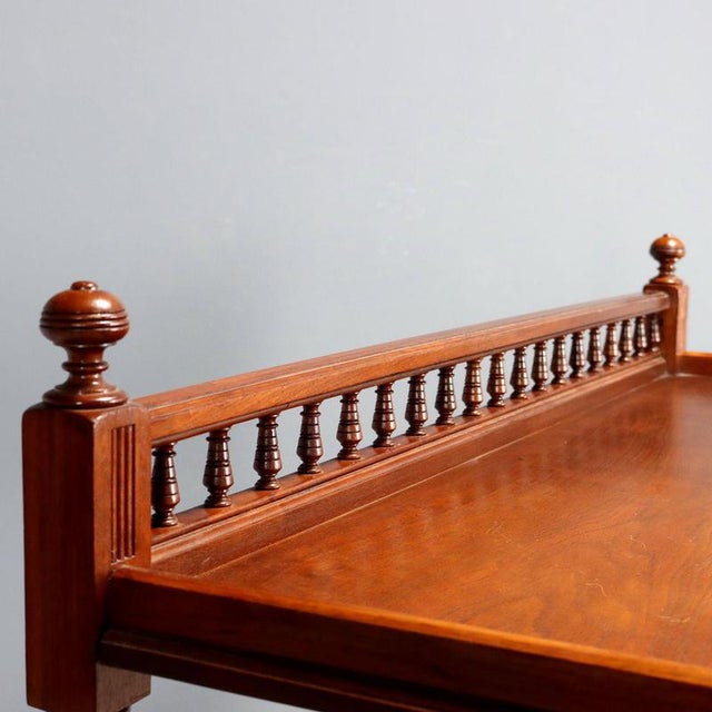 Wood Walnut-Stained Sideboard in Oak For Sale - Image 7 of 11