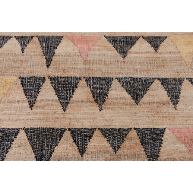Modern Jute Modern Hand Woven Boho Style Rug 4x6 Ft. For Sale - Image 3 of 13