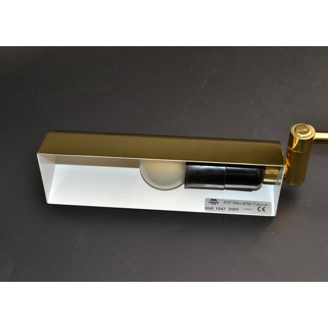 Metal Hansen Retractable Brass & Metal Sconces Lamps Metalarte Spain Wall Lights Pair For Sale - Image 7 of 13