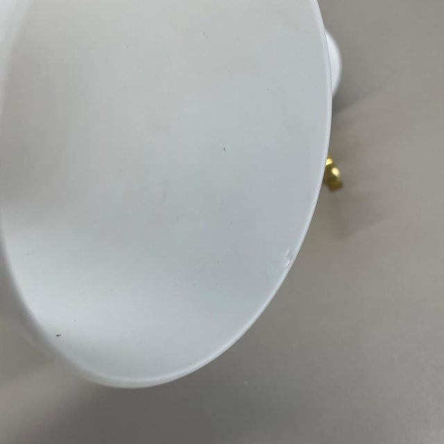 Brass and Satin Glass Theatre Wall Lights, 1950s, Set of 2 For Sale - Image 18 of 18