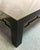 Vintage Chinoiserie Style Black Lacquer Coffee Table With Gold Floral Designs For Sale - Image 13 of 18