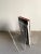Vintage transparent acrylic glass magazine rack from the 1970s. Condition: good vintage condition, some signs of use -...