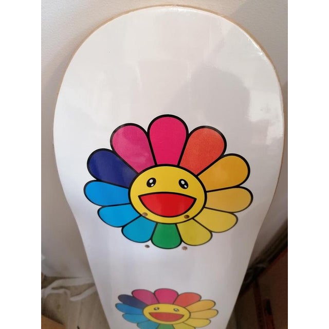 Flower Skateboard Deck in Silkscreen on Maple from Takashi Murakami For Sale - Image 6 of 7
