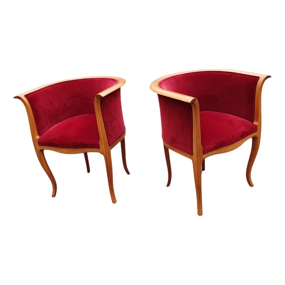 Armchairs by Otilia Ceccotti, Set of 2 For Sale