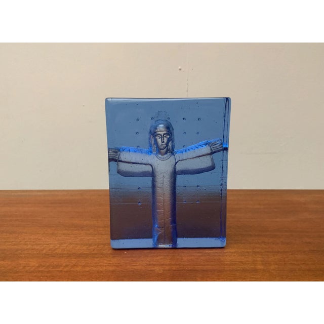 Vintage Swedish Glass Icon Series Godsend Sculpture by Bertil Vallien for Kosta Boda For Sale - Image 12 of 18