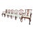 Baker Furniture Historic Charleston Carved Mahogany Dining Chairs, Set of Six For Sale