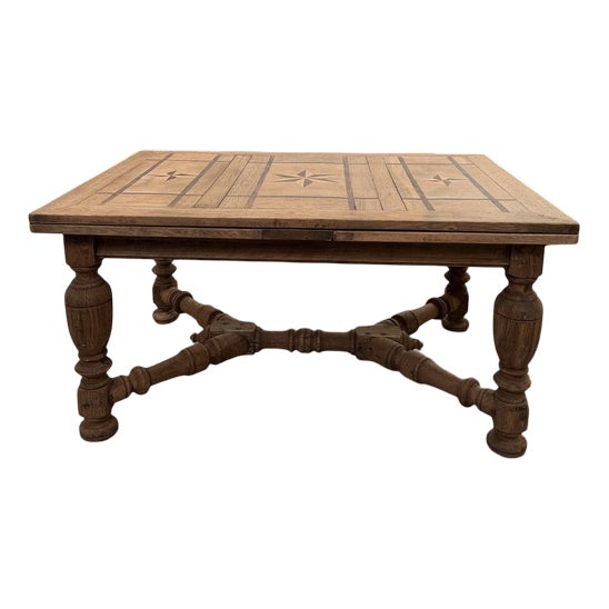 19th Century Italian Table in Oak For Sale