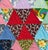 Yellow Quality Hand Stitched Cotton Triangle Feedsack Quilt From Ohio Estate For Sale - Image 8 of 18