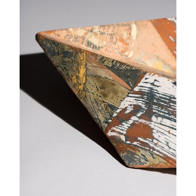 Geometric Stoneware Object by Karl Fulle Studio Pottery, Early 1990s For Sale - Image 12 of 18
