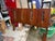 Mid-Century Modern 1970s Wooden Carved Headboard, Queen Size For Sale - Image 3 of 4