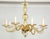 Mid-Century Modern Eight-Arm Amber-Colored Murano Glass Chandelier For Sale - Image 3 of 10