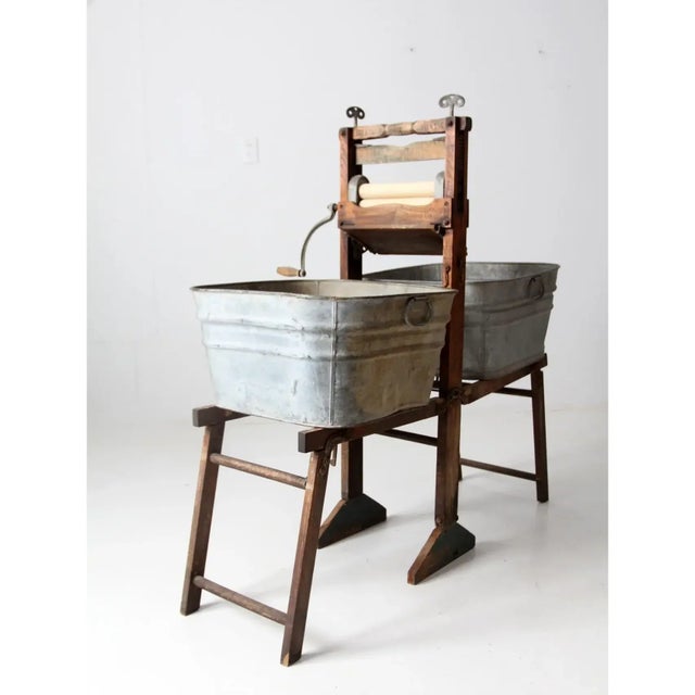 Vintage Belknap Bluegrass Wringer Washstand For Sale - Image 4 of 13