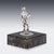 Antique 20th Century English Silver Fisherman Statue on Granite Base, 1902 For Sale - Image 4 of 14