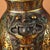 Pair of Vintage Bronze Jars With Gold Inlay – Archaistic Vessels, 5.3 LBS For Sale In Los Angeles - Image 6 of 9
