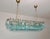 Turquoise and Clear Murano Glass Poliedri Chandelier by Carlo Scarpa For Sale - Image 14 of 18