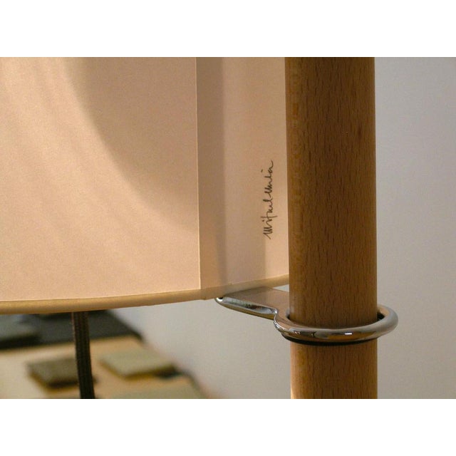 Not Yet Made - Made To Order Beige and Oak Tmm Floor Lamp by Miguel Milá For Sale - Image 5 of 15