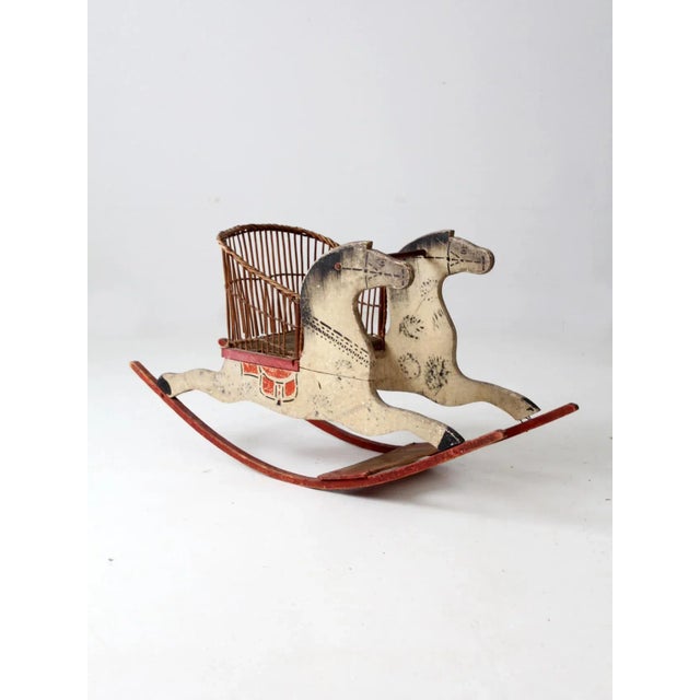 Victorian Rocking Horse Chair For Sale - Image 11 of 13