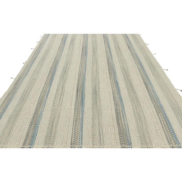 Handwoven in wool, this 8x11 contemporary Kilim is from an exciting new custom-capable flatweave collection by Rug &...
