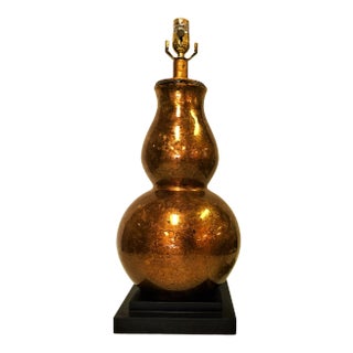 Vintage Large Thomas O'Brien for Visual Comfort Double Gourd Glass Lamp For Sale
