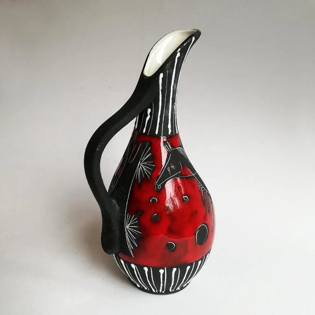 Black Jug by Tosin for Eturia Arte, 1950s For Sale - Image 8 of 11