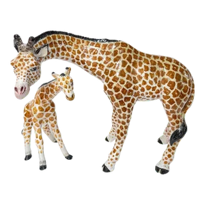 1970's Pair of Large Italian Ceramic Giraffes