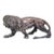 Vintage Israeli Sterling Silver Clad Lion Figurine For Sale