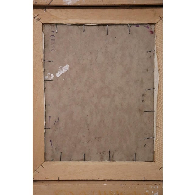 Italian Artist, Landscape, Oil Painting on Cardboard, Framed For Sale - Image 8 of 12