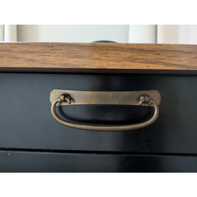 1960s 1960s Mid-Century Modern Solid Wood Desk For Sale - Image 5 of 6