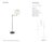 Thomas O'Brien by Visual Comfort Signature Paulo Floor Light in Bronze with Linen Shade Designer: Thomas O'Brien Height:...