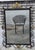 Beautiful vintage 1930s American handmade wrought iron wall mirror featuring elegant scrolling ironwork, hand-painted...
