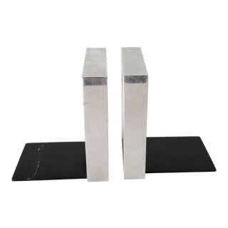 Mid-Century Cambridge Steel Bookends a Pair. For Sale