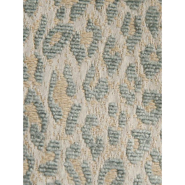 Scalamandre Leopard Cloudy Blue Fabric Chairish