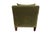 Modern Transitional Green Velvet Armchair by Burton James For Sale - Image 4 of 8