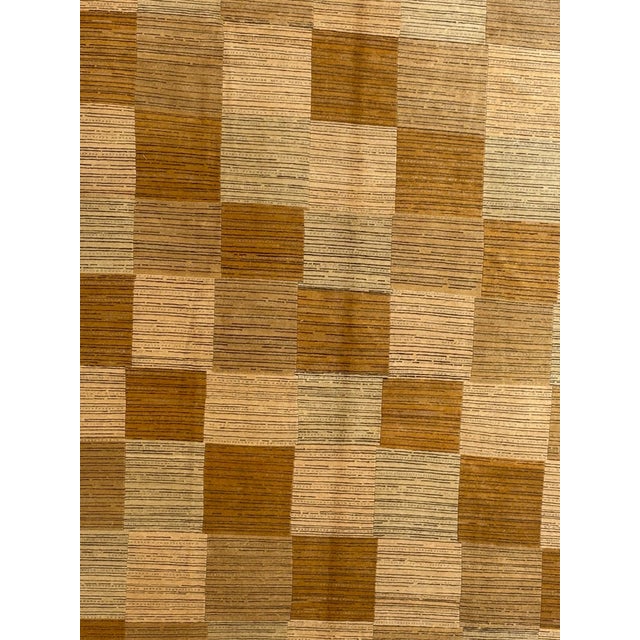 Silk and wool pile genuine hand made very fine Nepalese Rug-