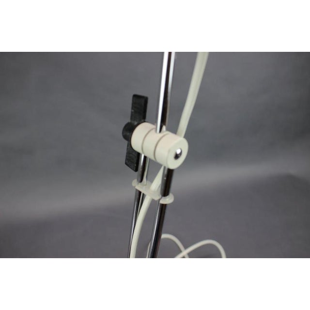 Vintage White Clip-on Adjustable Lamp attributed to Hurka for Napako, Czechoslovakia, 1970s For Sale - Image 6 of 14
