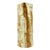 Late 20th Century Modern Cylinder Bamboo Design Carved Solid Onyx Stone Vase For Sale