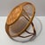 Tan 1970s Vintage Mid-Century Modern Handcrafted Japanese "Hanakago" Bamboo Flower Basket For Sale - Image 8 of 10