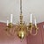 Vintage 6-Arm Dutch Queen Anne Style Brass Chandelier - 23"x26" Excellent Condition Add a touch of timeless elegance to...