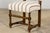 Late 19th Century French Louis XIII Dining Chairs in Blue Striped Jacquard, Set of 12 For Sale - Image 13 of 18